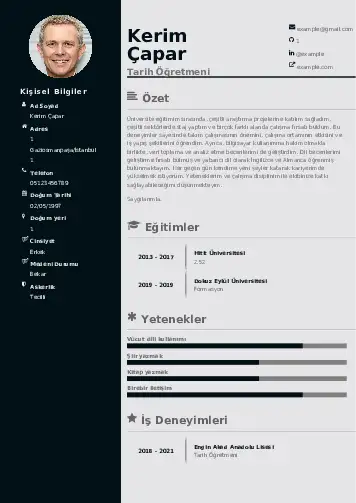 CV de Kişisel Özellikler: Kişisel. CV de Kişisel Özellikler: Kişisel